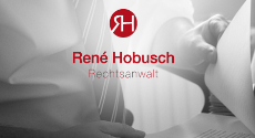 Rechtsanwalt René Hobusch